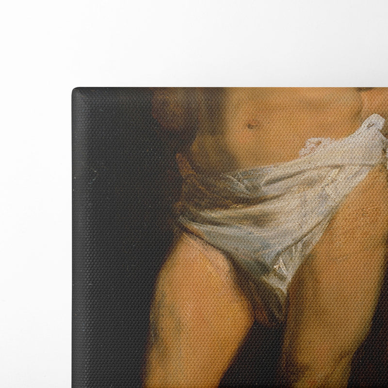Study of a Naked Youth (c.1615-1618) - Anthony van Dyck - Canvas Print