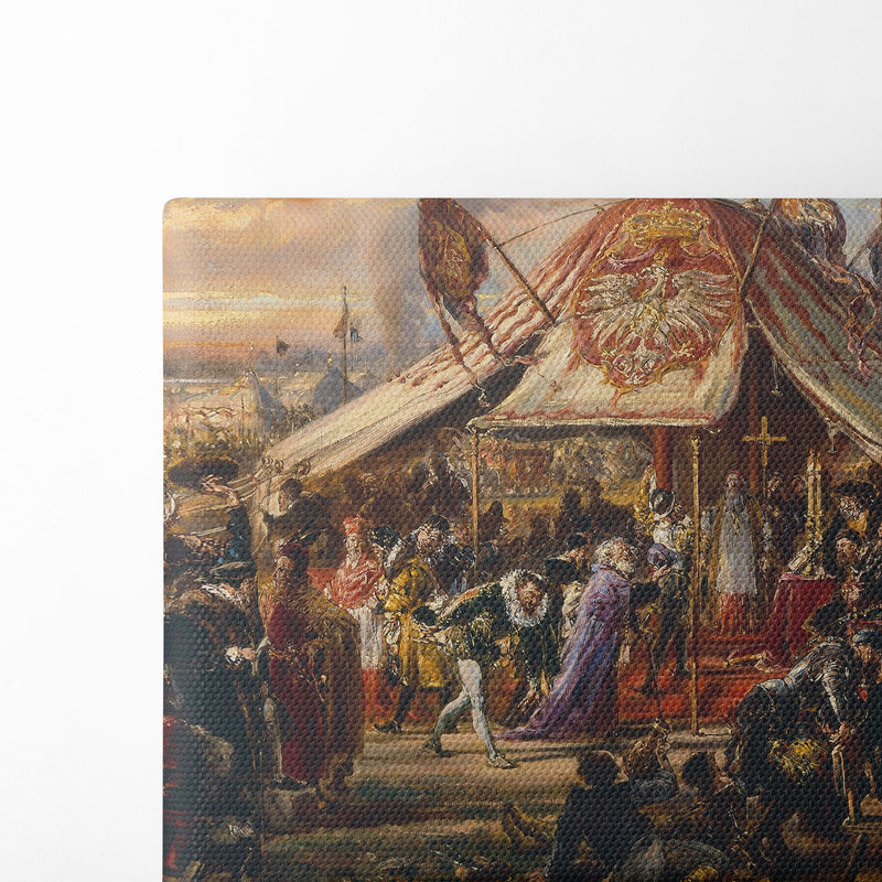 Power of Commonwealth at its Zenith, from the series “History of Civilization in Poland” (1889) - Jan Matejko - Canvas Print