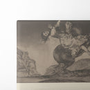 A Woman and a Horse, Let Someone Else Master Them [The Horse-Abductor] (La Mujer y el Potro, Que los Dome Otro [El Caballo Raptor]) (ca. 1813-1820) - Francisco de Goya - Canvas Print
