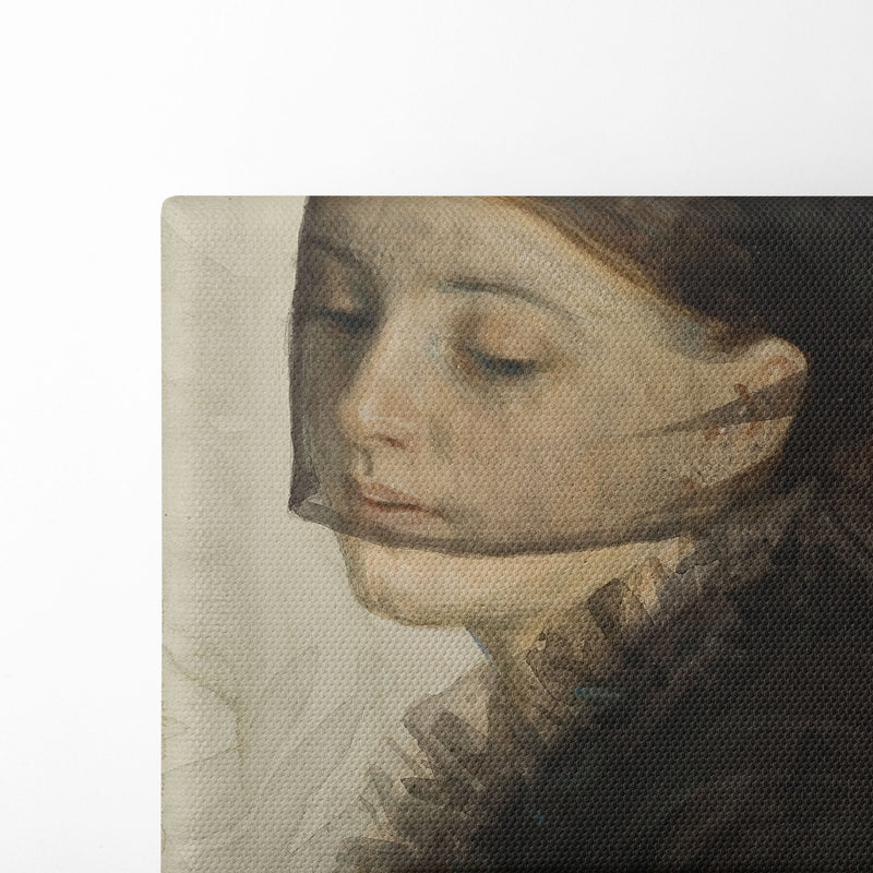 In Mourning (1880) - Anders Zorn - Canvas Print