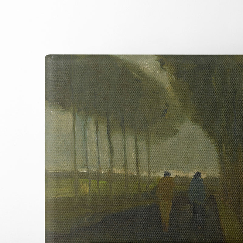 L’allée Aux Deux Promeneurs (1883) - Vincent van Gogh - Canvas Print - UAIO LMT