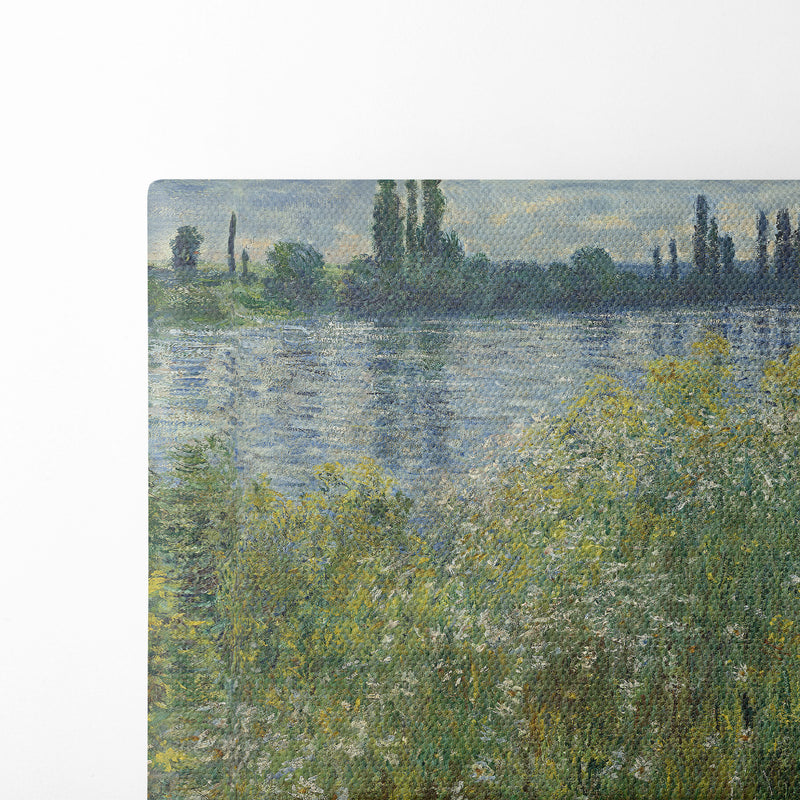 Banks of the Seine,Vétheuil (1880) - Claude Monet - Canvas Print