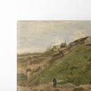 The hill of Montmartre with stone quarry (1886) - Vincent van Gogh - Canvas Print