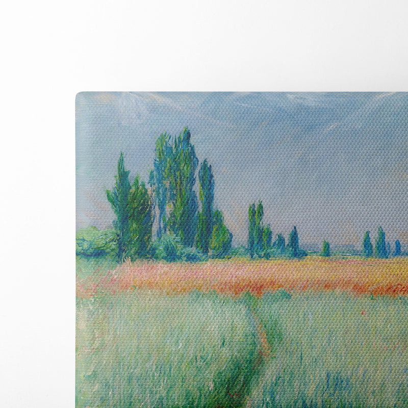 Champ De Blé (1881) - Claude Monet - Canvas Print