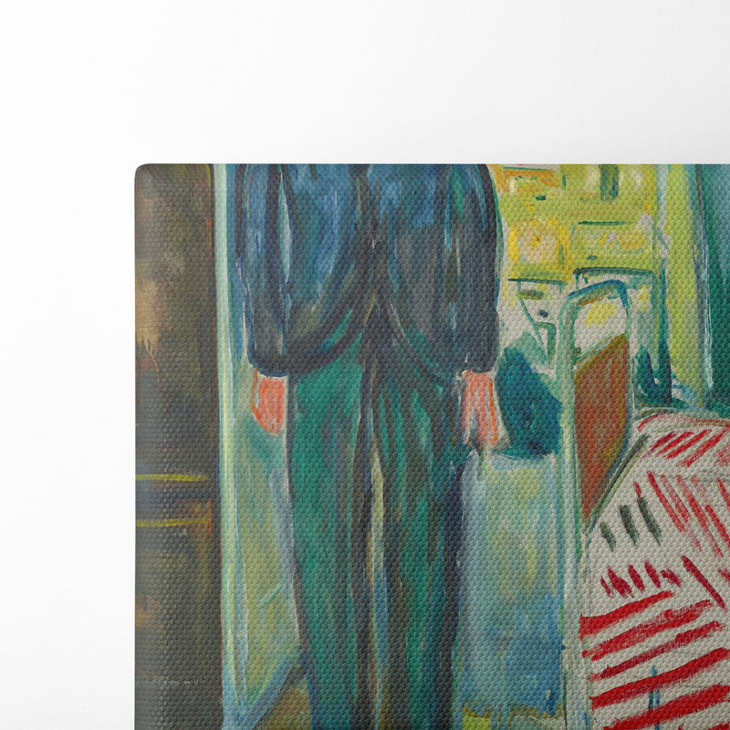 Self-Portrait (1940–1943) - Edvard Munch - Canvas Print