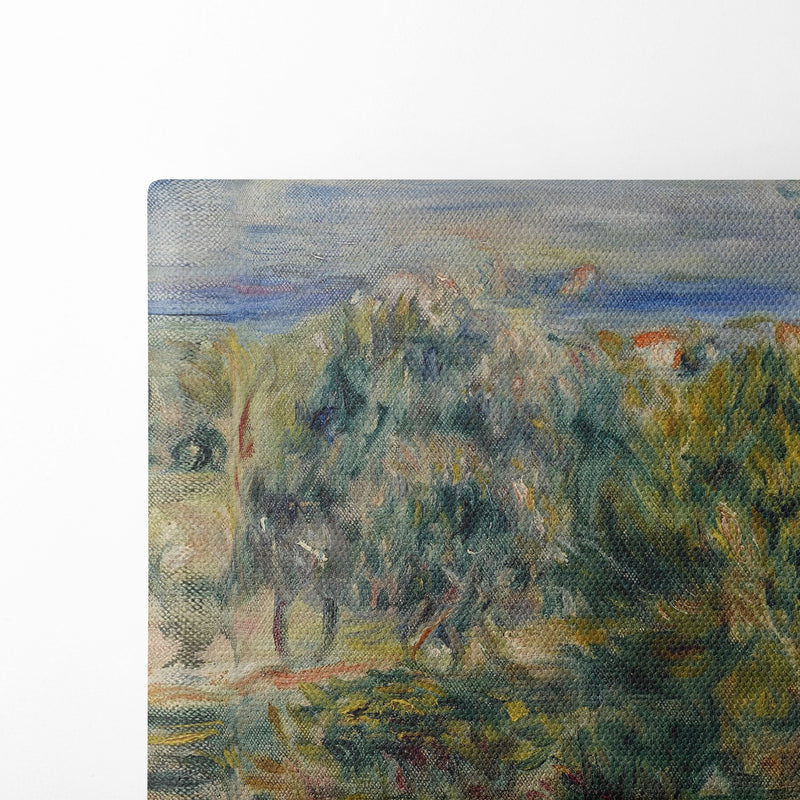 Paysage à Cagnes (circa 1910) - Pierre-Auguste Renoir - Canvas Print