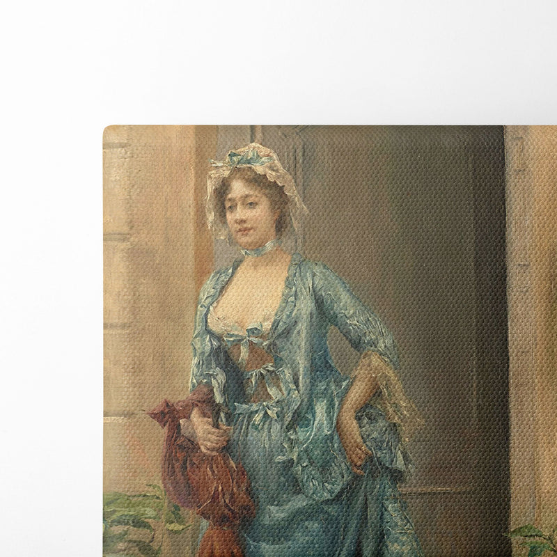 Morning promenade - Julius Leblanc Stewart - Canvas Print