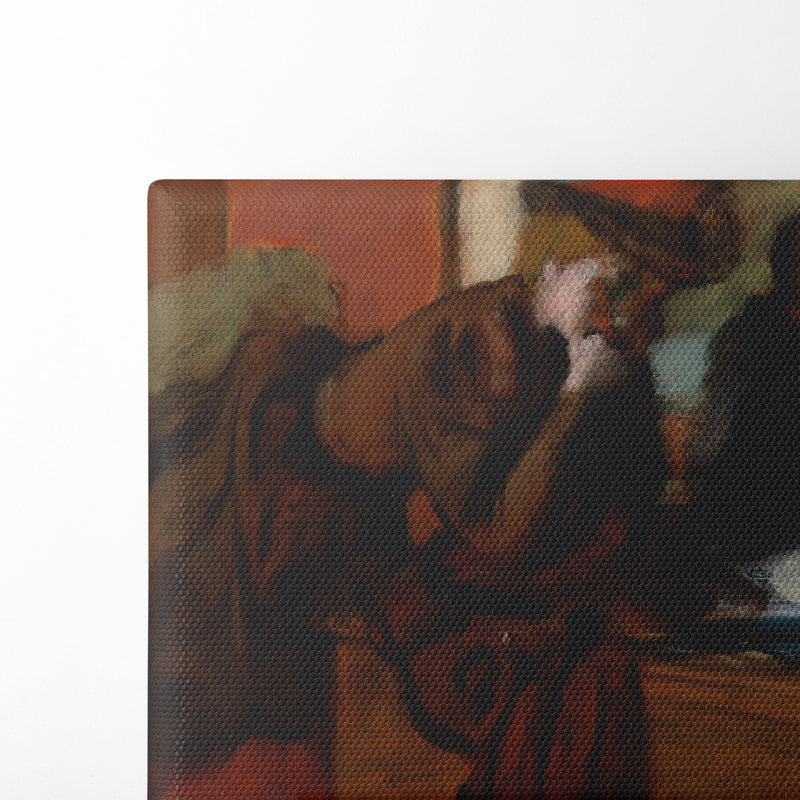 The Conversation (1885–95) - Edgar Degas - Canvas Print