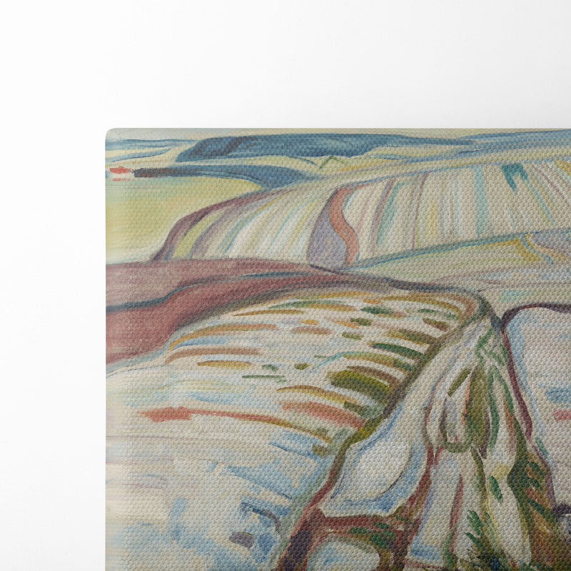 Winter. Elgersburg (1906) - Edvard Munch - Canvas Print