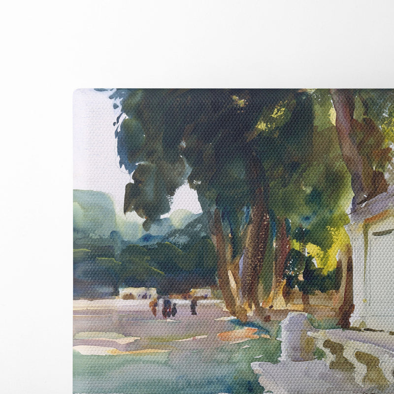 Spanish Midday, Aranjuez (1912 or 1903) - John Singer Sargent - Canvas Print