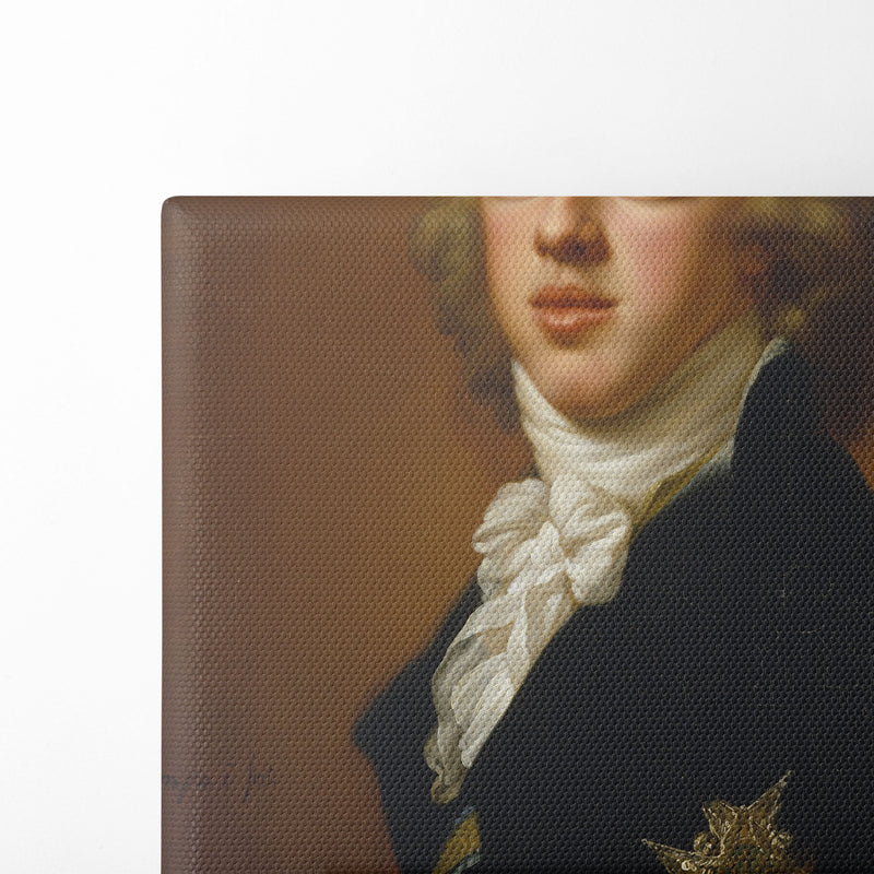 King Gustav IV Adolf - Johann Baptist von Lampi the Elder - Canvas Print