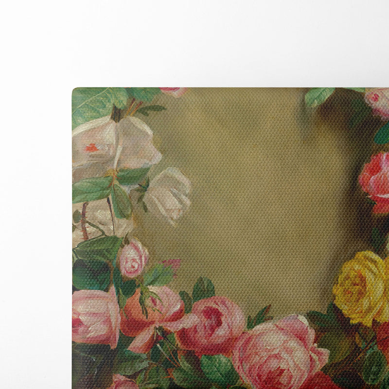 Couronne De Roses (circa 1858) - Pierre-Auguste Renoir - Canvas Print