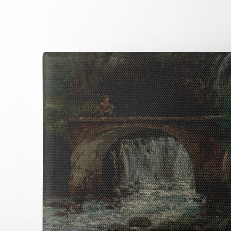 The Great Bridge (1864) - Gustave Courbet - Canvas Print