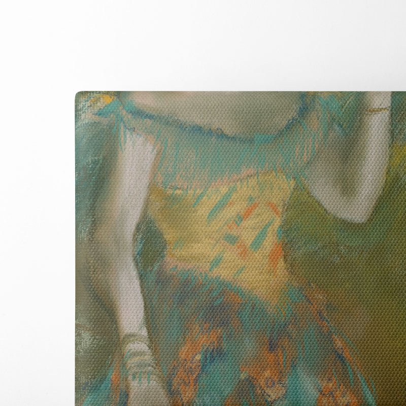 The Singer in Green (ca. 1884) - Edgar Degas - Canvas Print