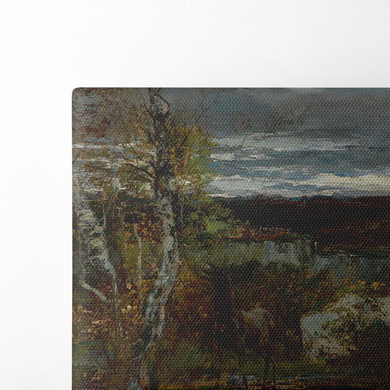 Cerf À La Mare (Fontainebleau) - Gustave Courbet - Canvas Print