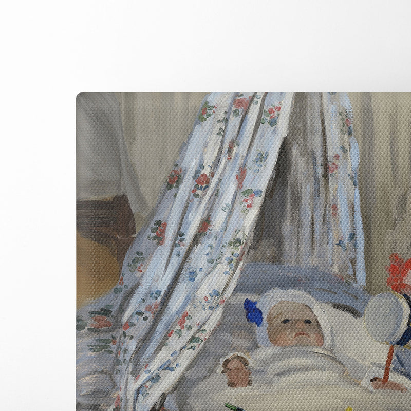 The Cradle – Camille with the Artist’s Son Jean (1867) - Claude Monet - Canvas Print