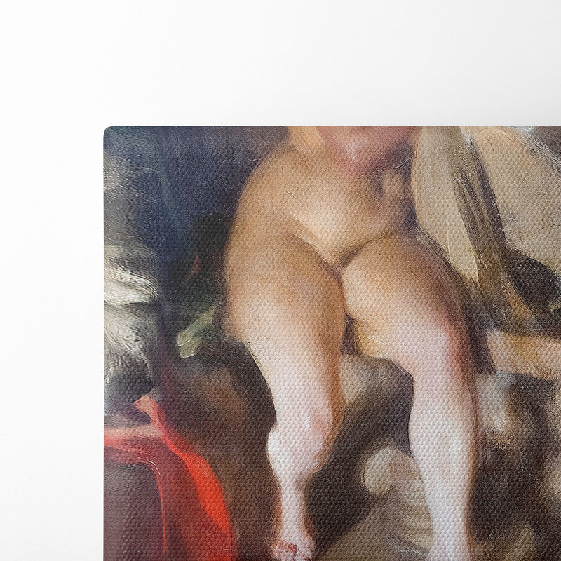 In the Loft (1904) - Anders Zorn - Canvas Print