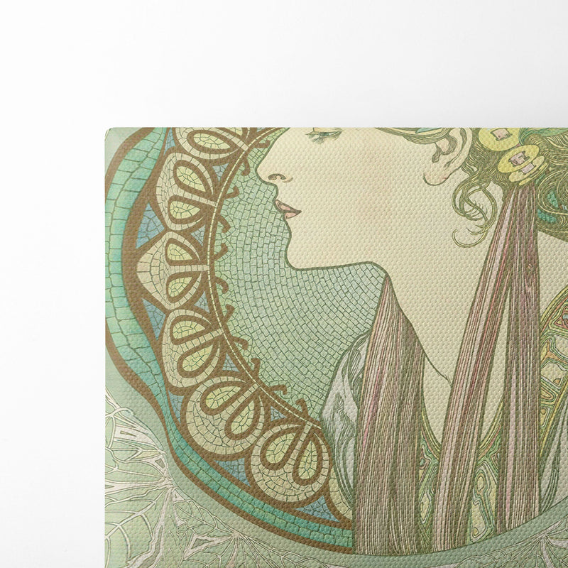 Laurel (1901) - Alphonse Mucha - Canvas Print