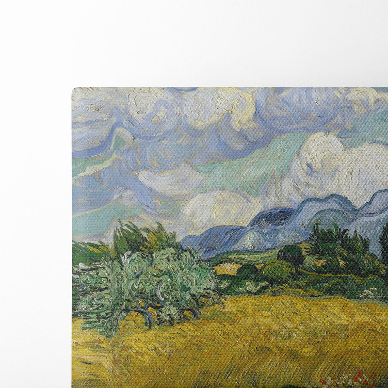 Wheat Field with Cypresses (1889) - Vincent van Gogh - Canvas Print - UAIO LMT