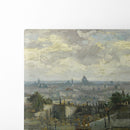 View of Paris (1886) - Vincent van Gogh - Canvas Print