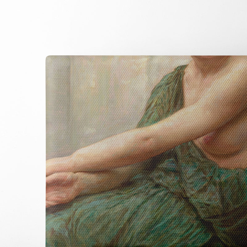 Réflexion (1905) - William Bouguereau - Canvas Print