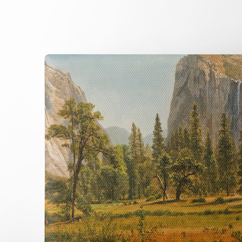 Bridal Veil Falls, Yosemite Valley, California (1871-1873) - Albert Bierstadt - Canvas Print