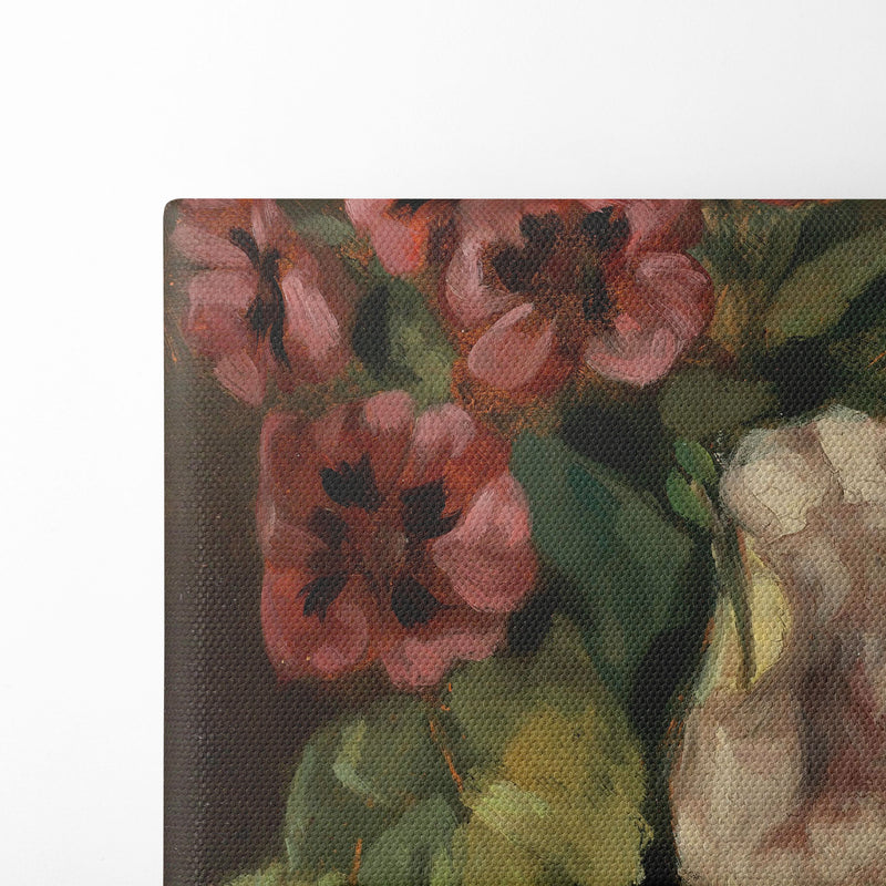 Bouquet Of Flowers - Gustave Courbet - Canvas Print