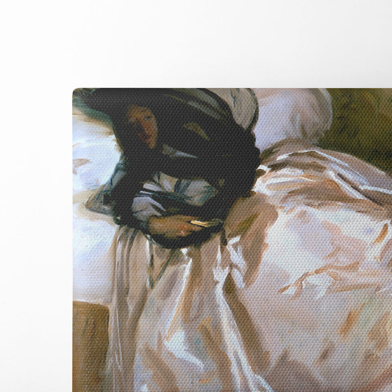 The Mosquito Net - John Singer Sargent - Canvas Print