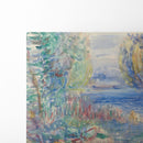 River Landscape (1890) - Pierre-Auguste Renoir - Canvas Print