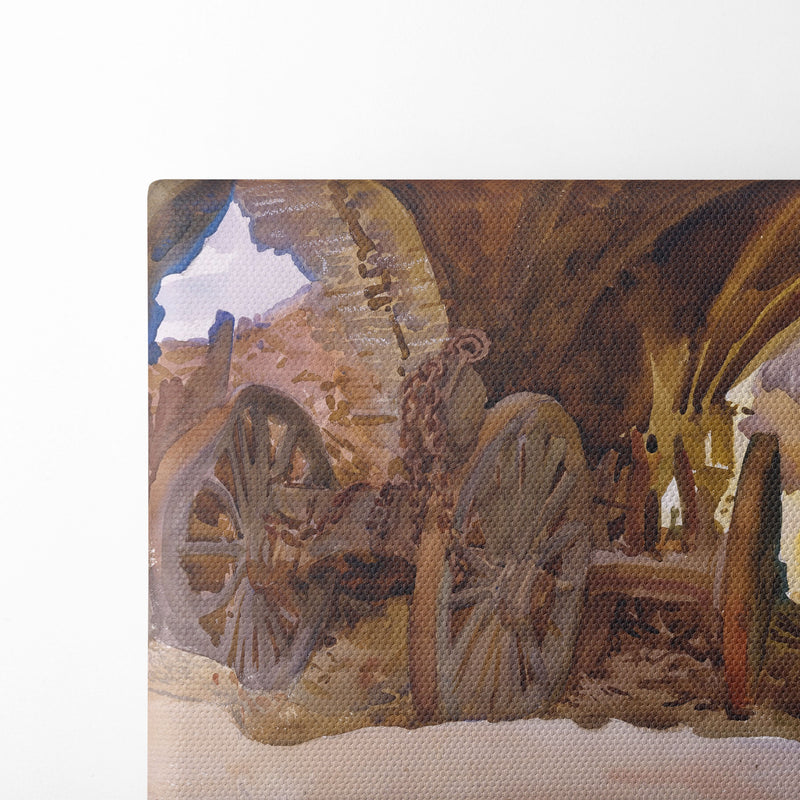 Wheels in Vault (1918) - John Singer Sargent - Canvas Print