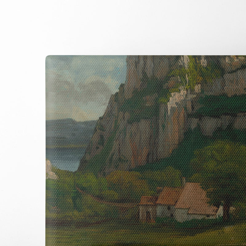 The Rock of Hautepierre (c. 1869) - Gustave Courbet - Canvas Print