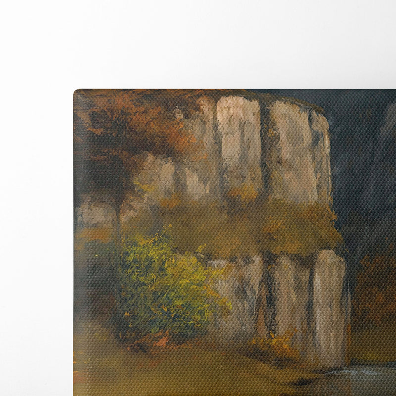 Landscape Near Ornans - Gustave Courbet - Canvas Print