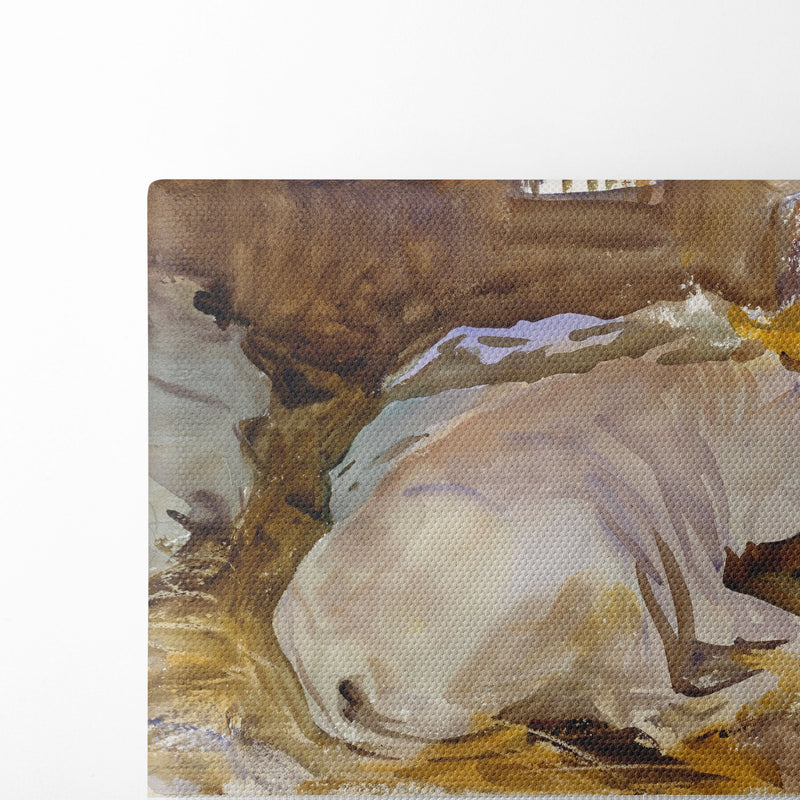 Oxen (circa 1910) - John Singer Sargent - Canvas Print