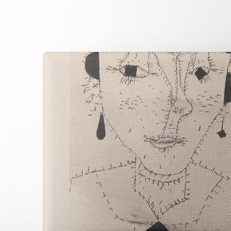 Portrait Sketch of a Costumed Lady (1924) - Paul Klee - Canvas Print