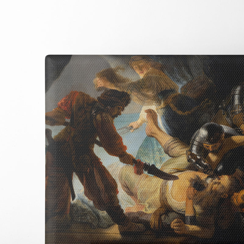 The Blinding of Samson (1636) - Rembrandt van Rijn - Canvas Print