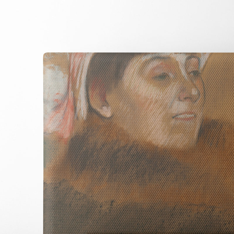 Madame Dietz-Monnin (1879) - Edgar Degas - Canvas Print