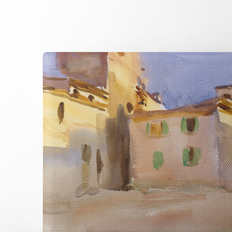 Borgo San Lorenzo (circa 1910) - John Singer Sargent - Canvas Print