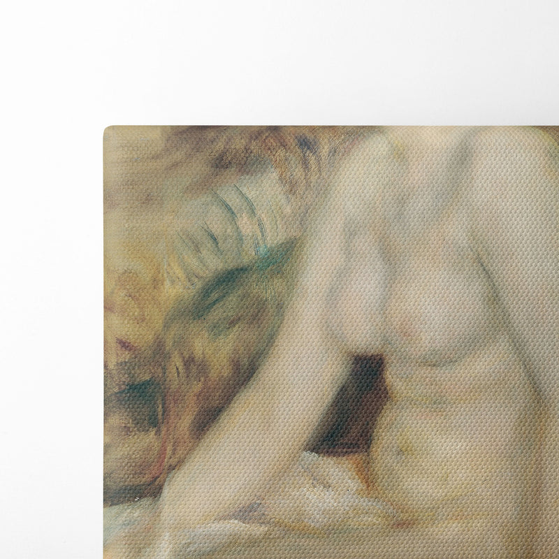 Nach dem Bade (1876) - Pierre-Auguste Renoir - Canvas Print