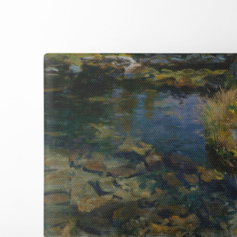 Alpine Pool (1907) - John Singer Sargent - Canvas Print