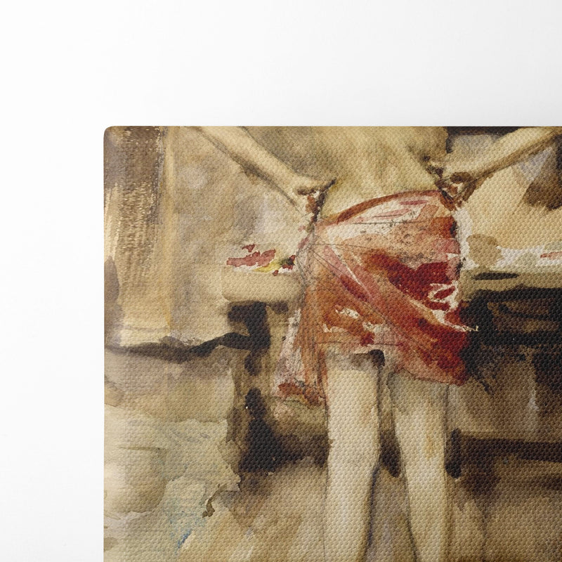 The Model (1873-1884) - John Singer Sargent - Canvas Print
