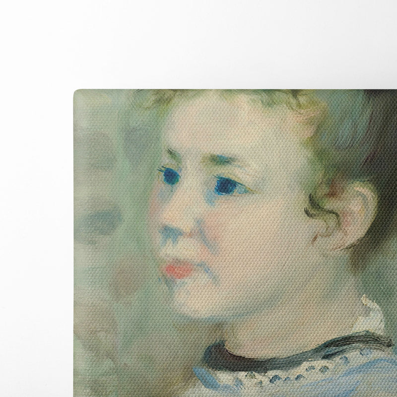 Portrait De Jeanne Sisley - Pierre-Auguste Renoir - Canvas Print