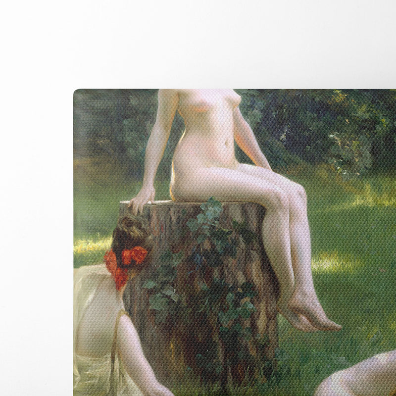 The Glade (1900) - Julius Leblanc Stewart - Canvas Print