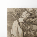 Despacha, que dispiértan. (Be quick, they are waking up.) (1796-1797) - Francisco de Goya - Canvas Print