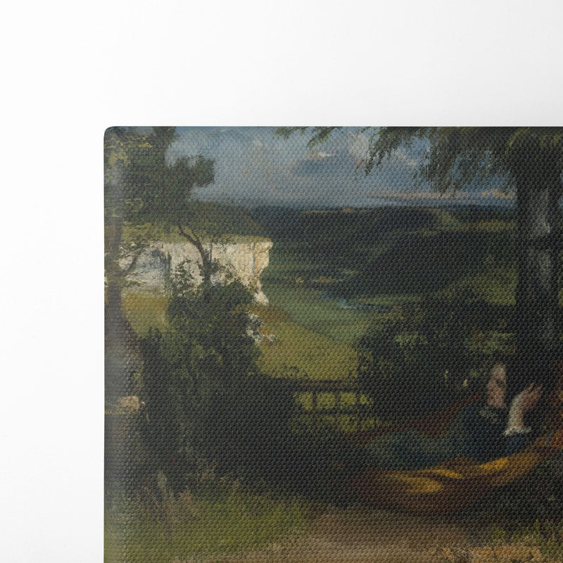 Femme dans un hamac - Gustave Courbet - Canvas Print