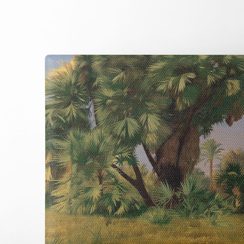 Study of Palm Trees (probably 1868) - Jean-Léon Gérôme - Canvas Print