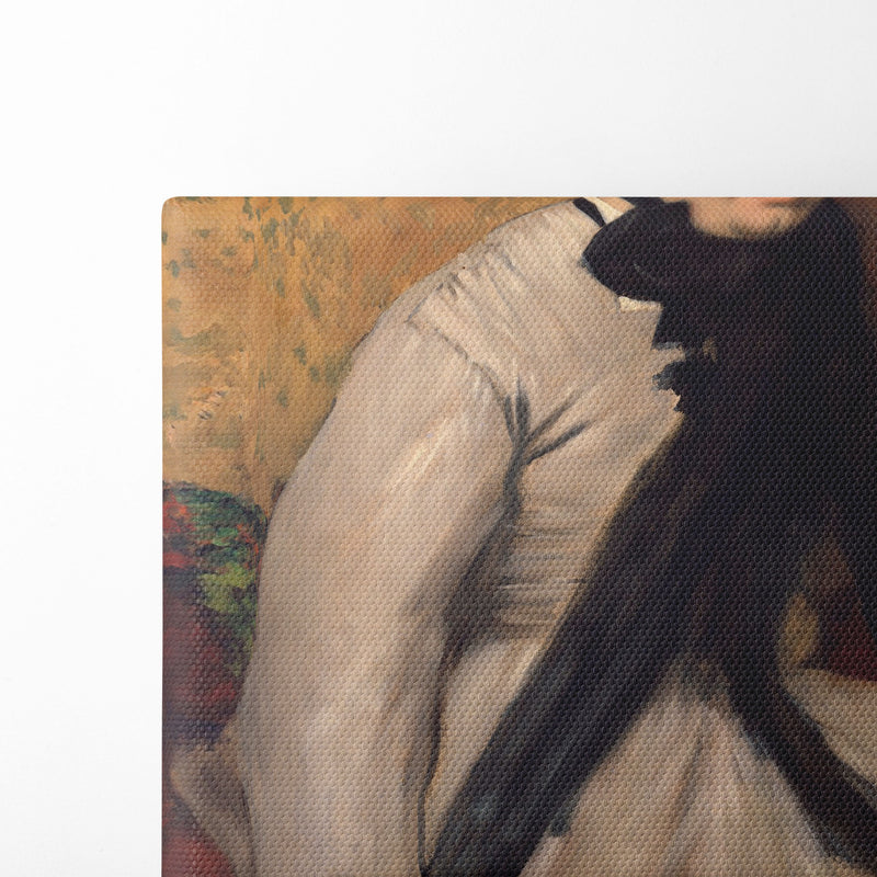 Portrait of a Woman in Gray (ca. 1865) - Edgar Degas - Canvas Print