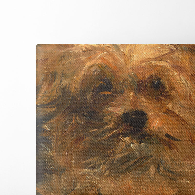 Tête du chien ‘Bob’ (circa 1876) - Édouard Manet - Canvas Print