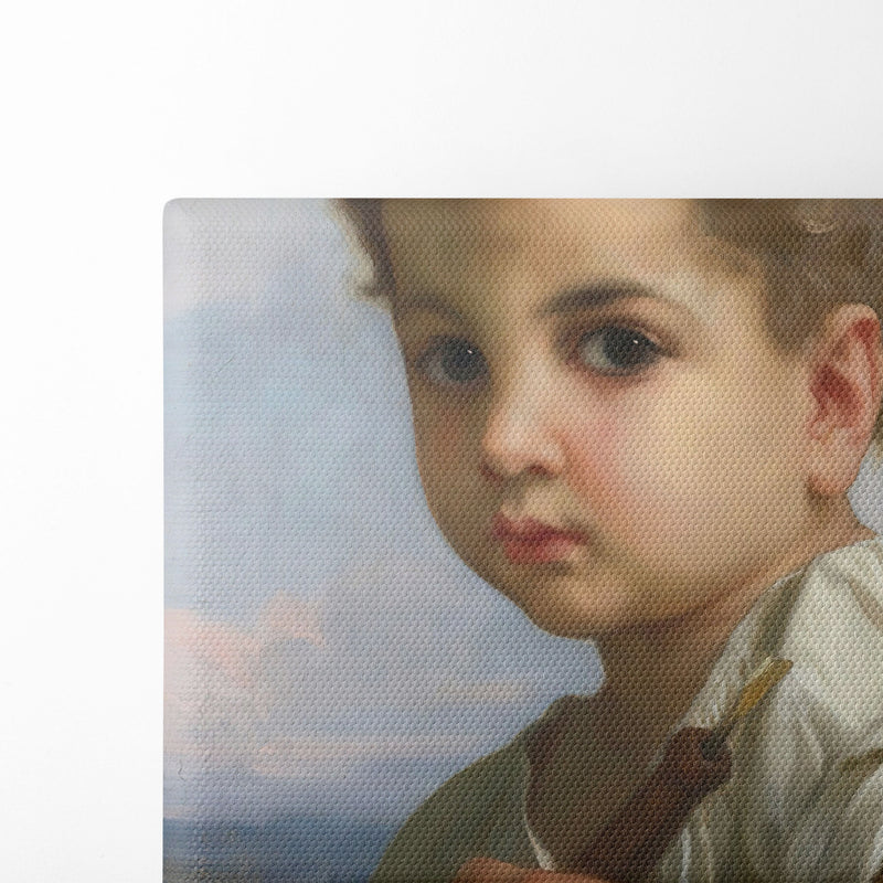 Joueur de flûte (1878) - William Bouguereau - Canvas Print