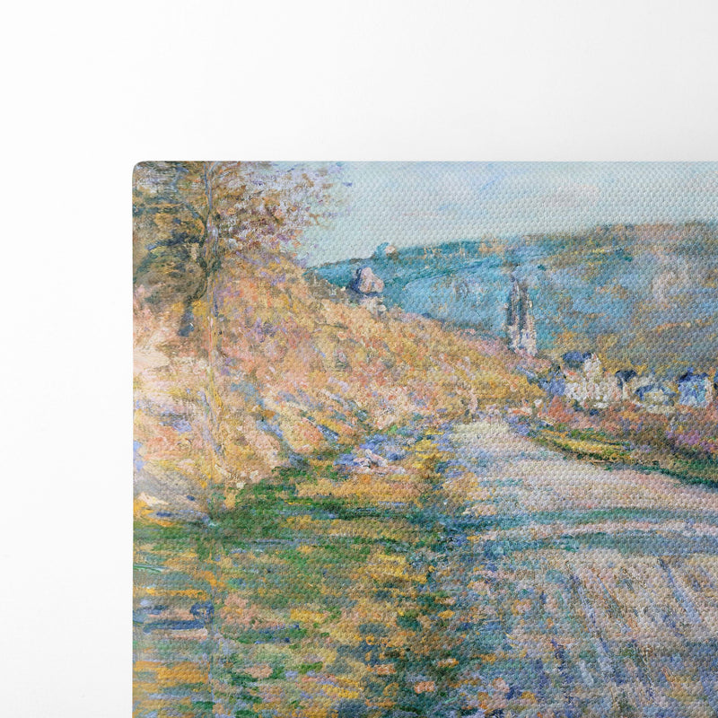 The Road to Vétheuil (1879) - Claude Monet - Canvas Print