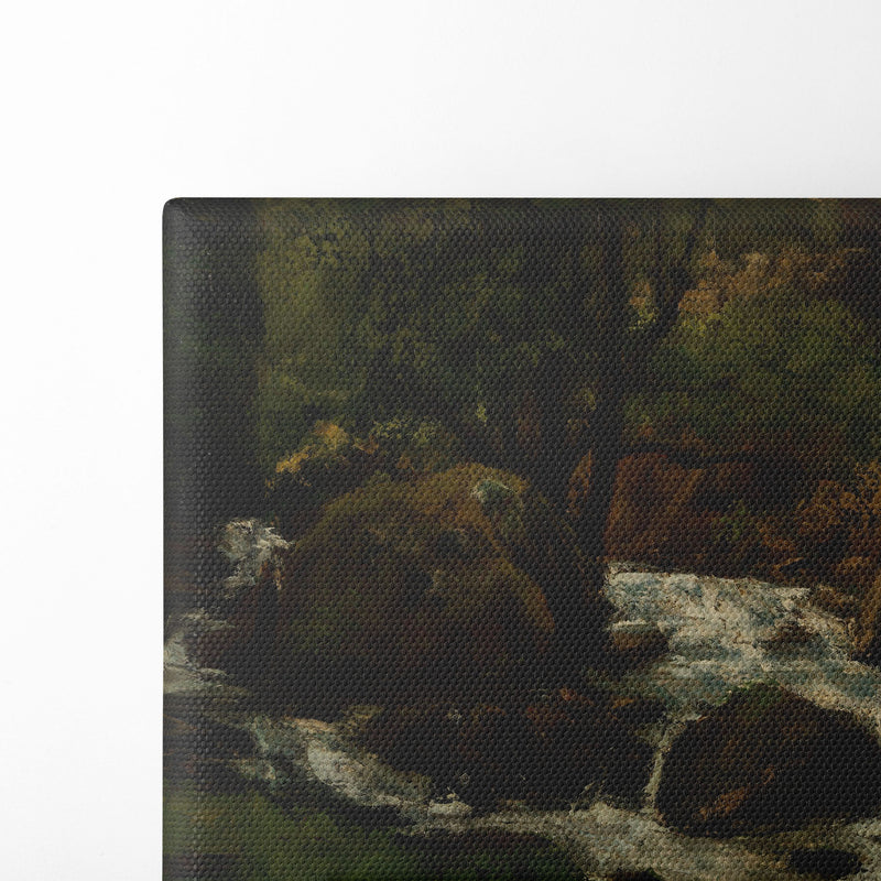 Forest Brook, Jura (ca. 1860s) - Gustave Courbet - Canvas Print